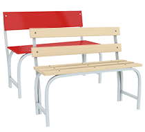 Скамейки для раздевалок. Фото.