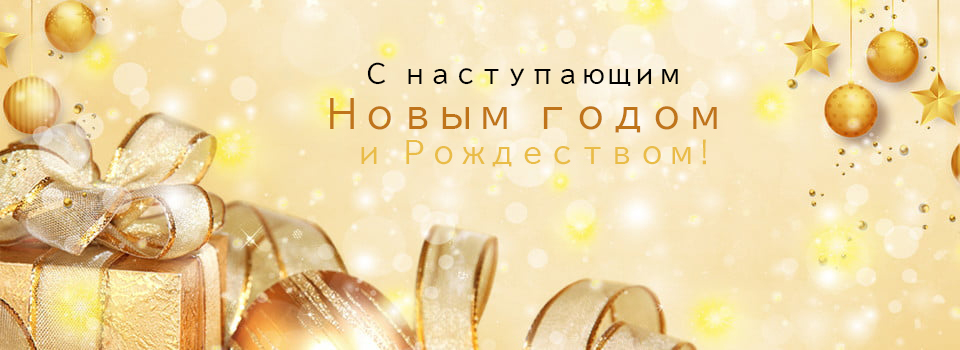 С наступающим Новым годом и Рождеством!